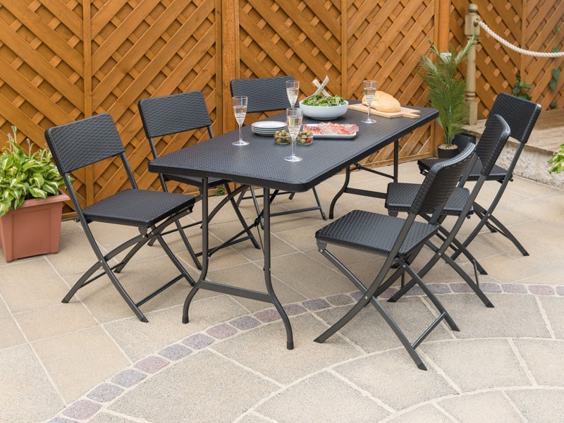 outdoor table and chairs foldable